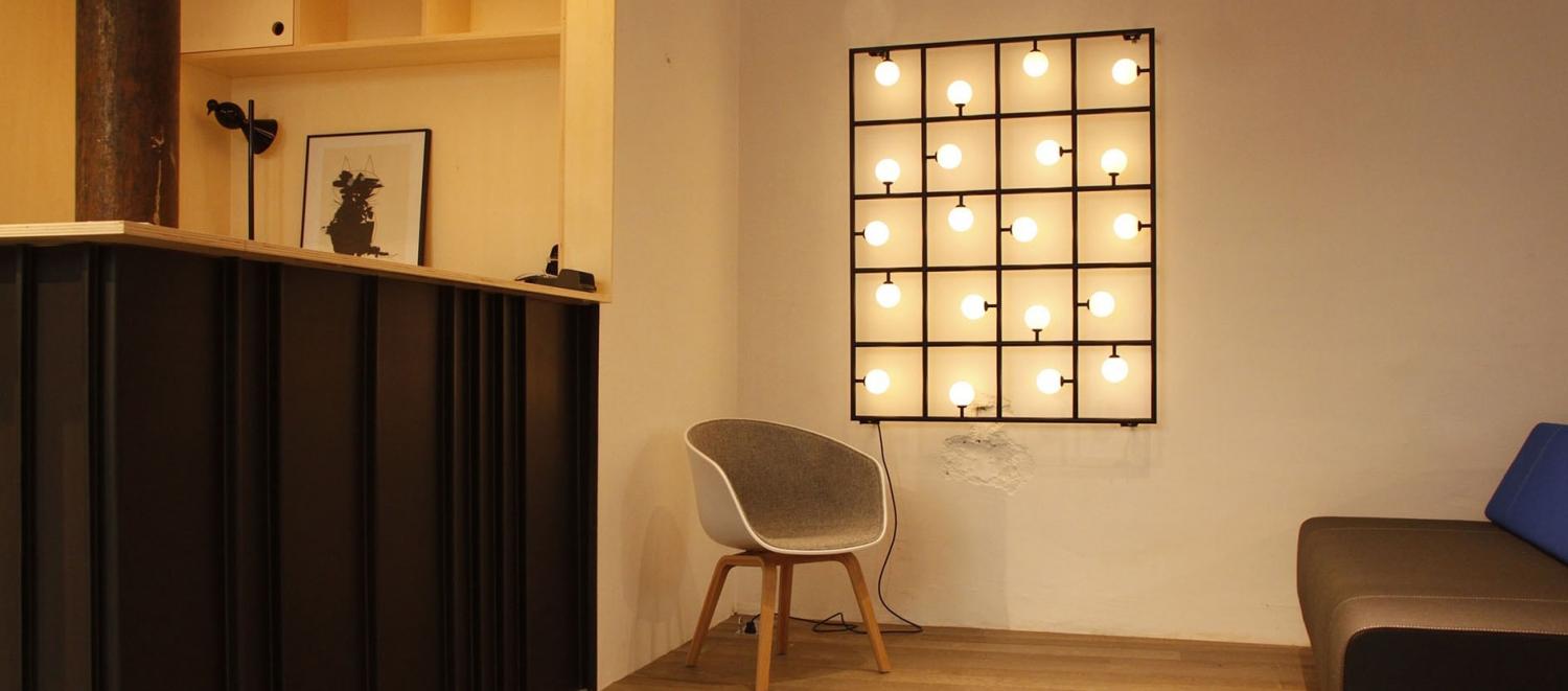 Lampe Squares d'atelier Areti