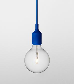 Suspension E27 Muuto - Bleu