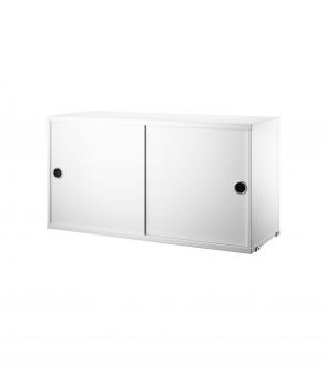 Cabinet 2 portes coulissantes string