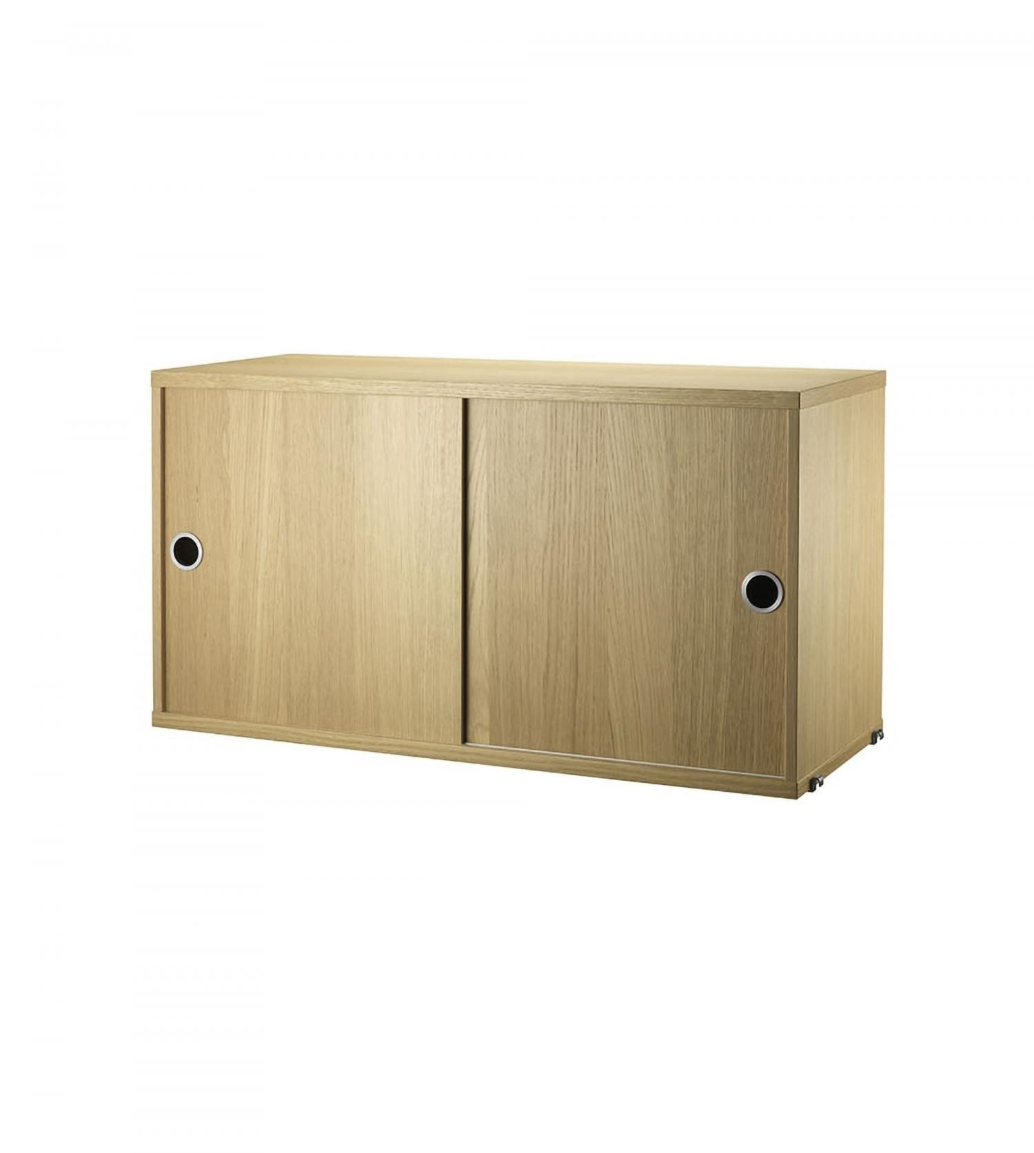 Cabinet 2 portes coulissantes string