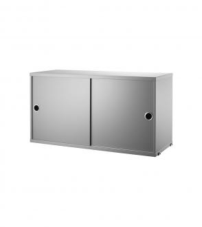 Cabinet 2 portes coulissantes string