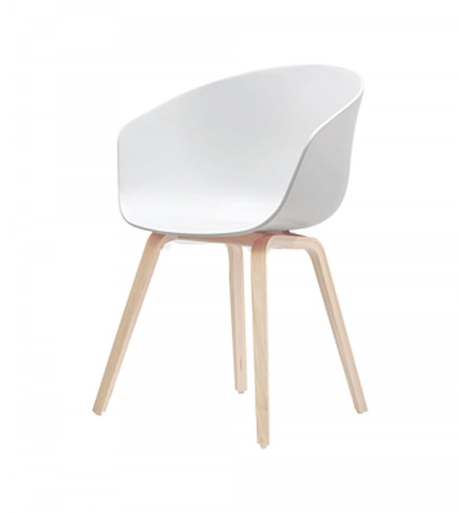 Fauteuil AAC22 pied chêne savonné