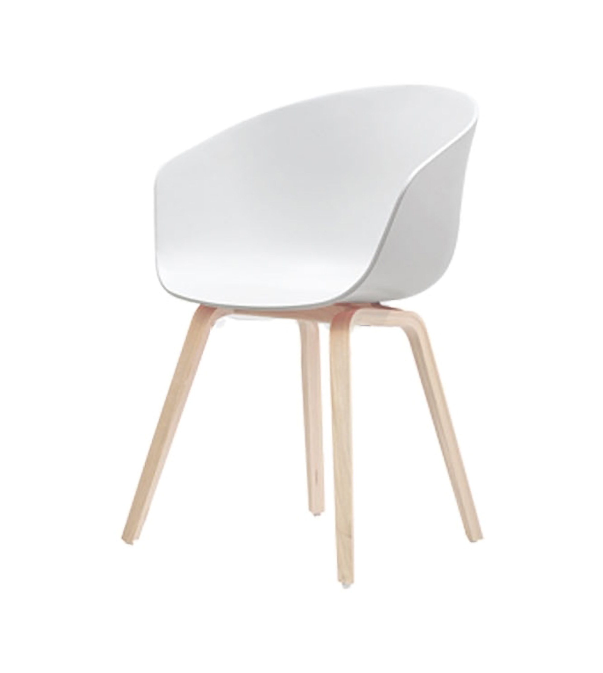 Fauteuil AAC22 pied chêne savonné