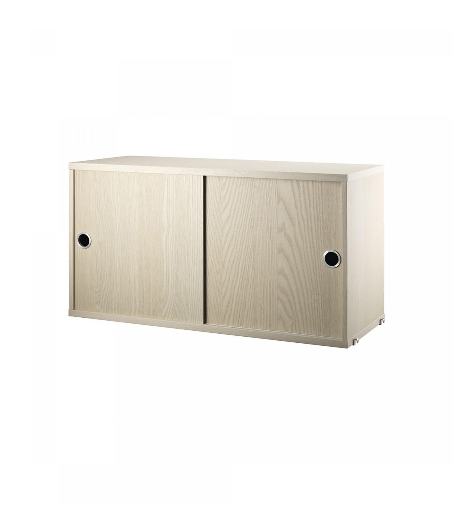 Cabinet 2 portes coulissantes string