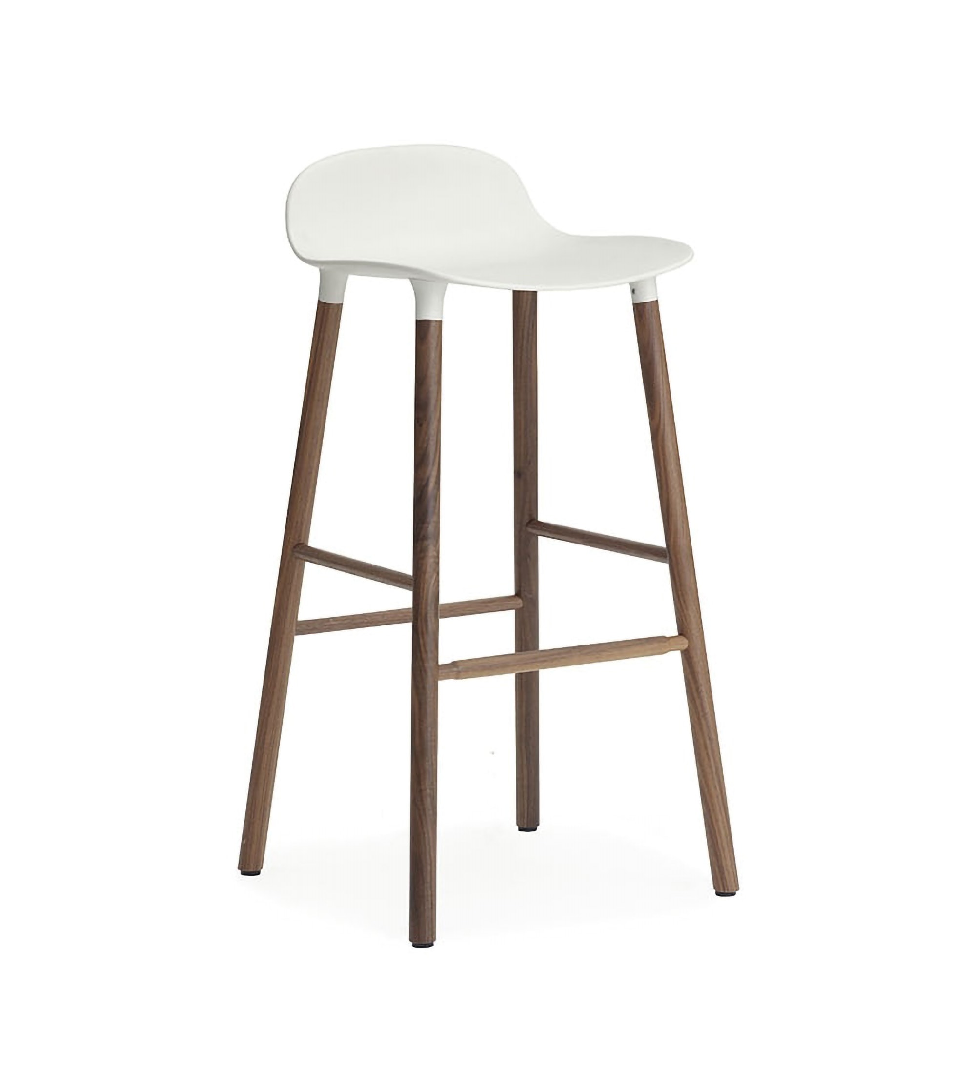 Tabouret de bar Form h75cm Pieds Bois