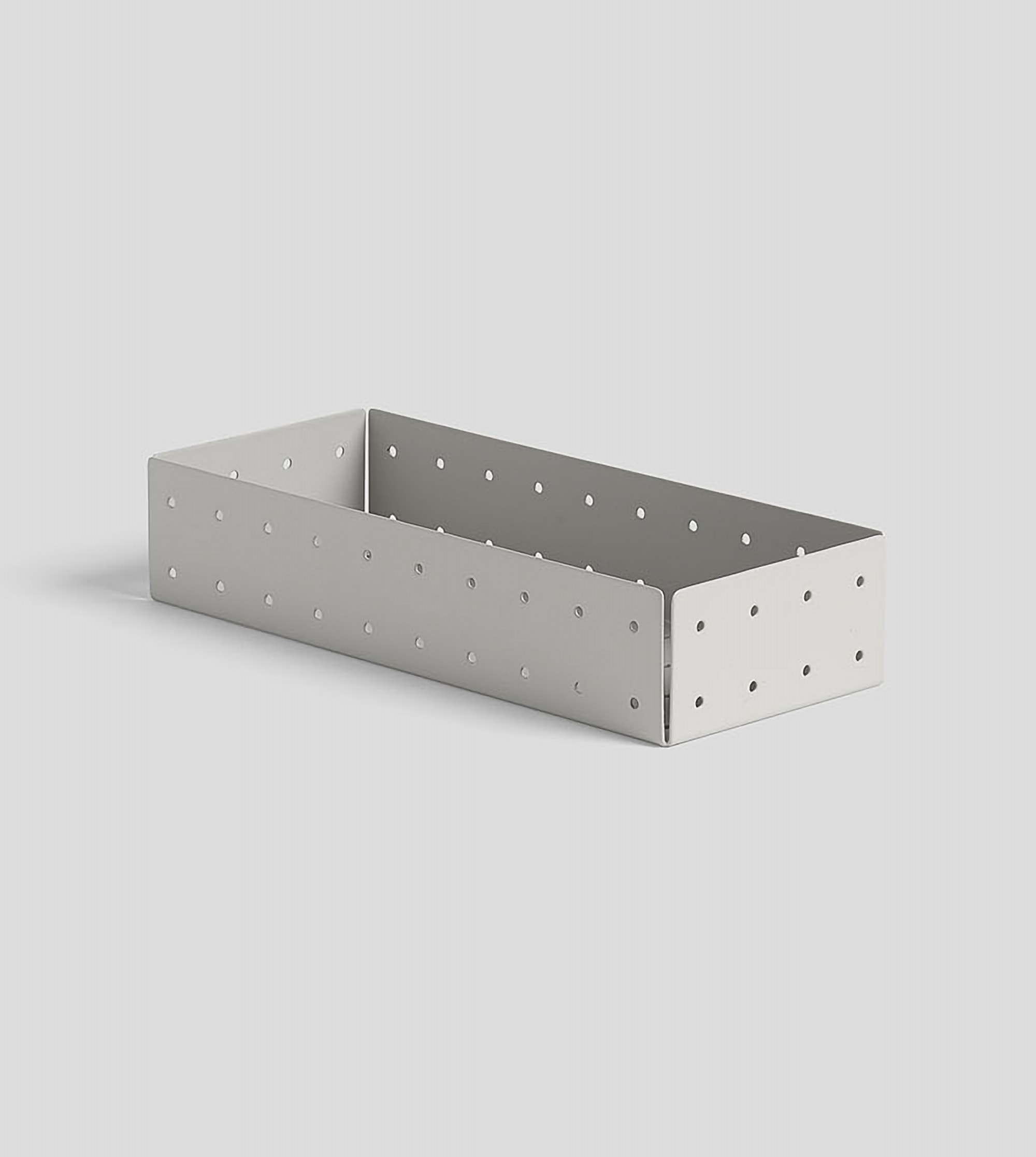 Punched organizer Pen tray
