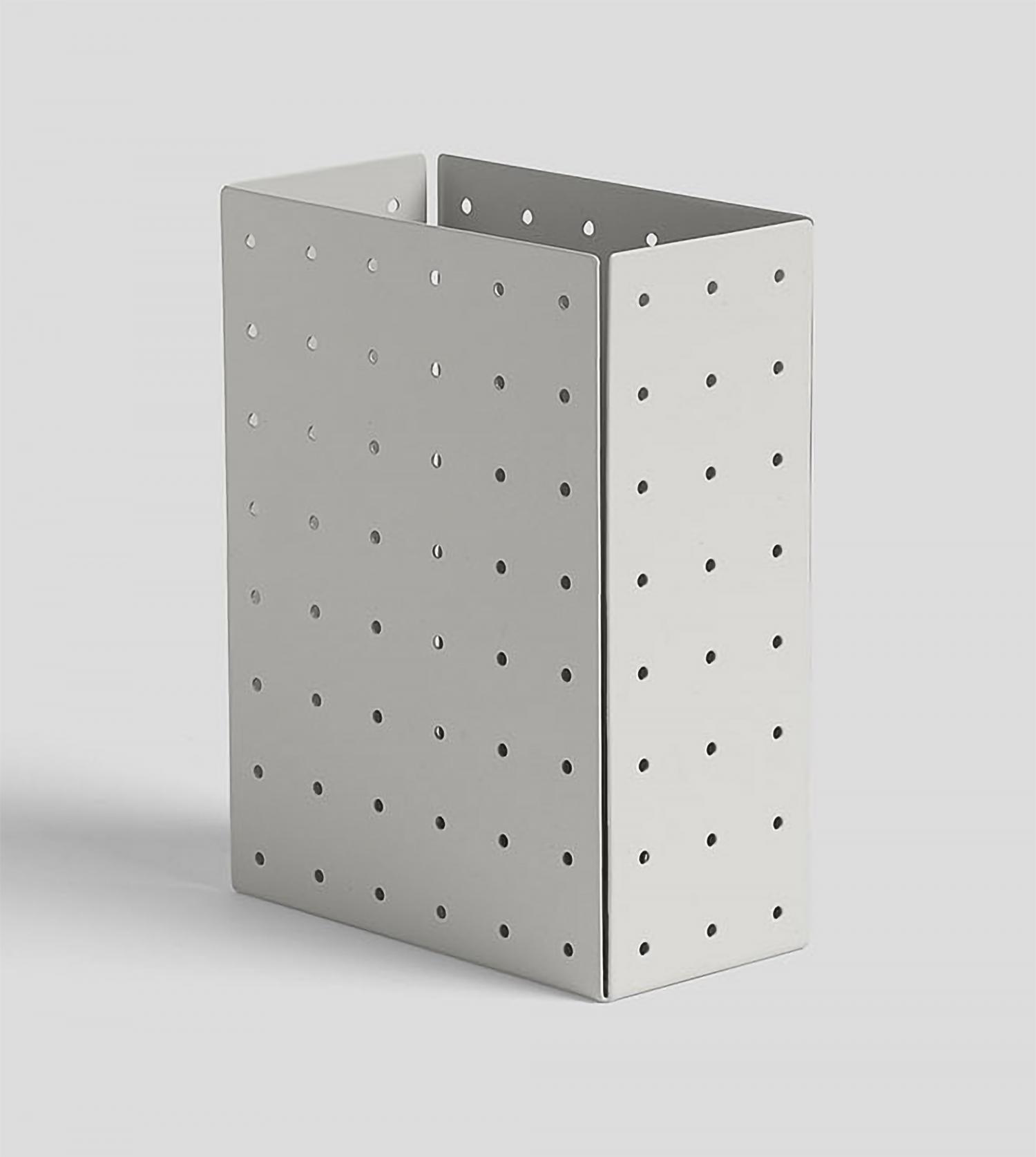 Punched organizer kitchen ustensils holder