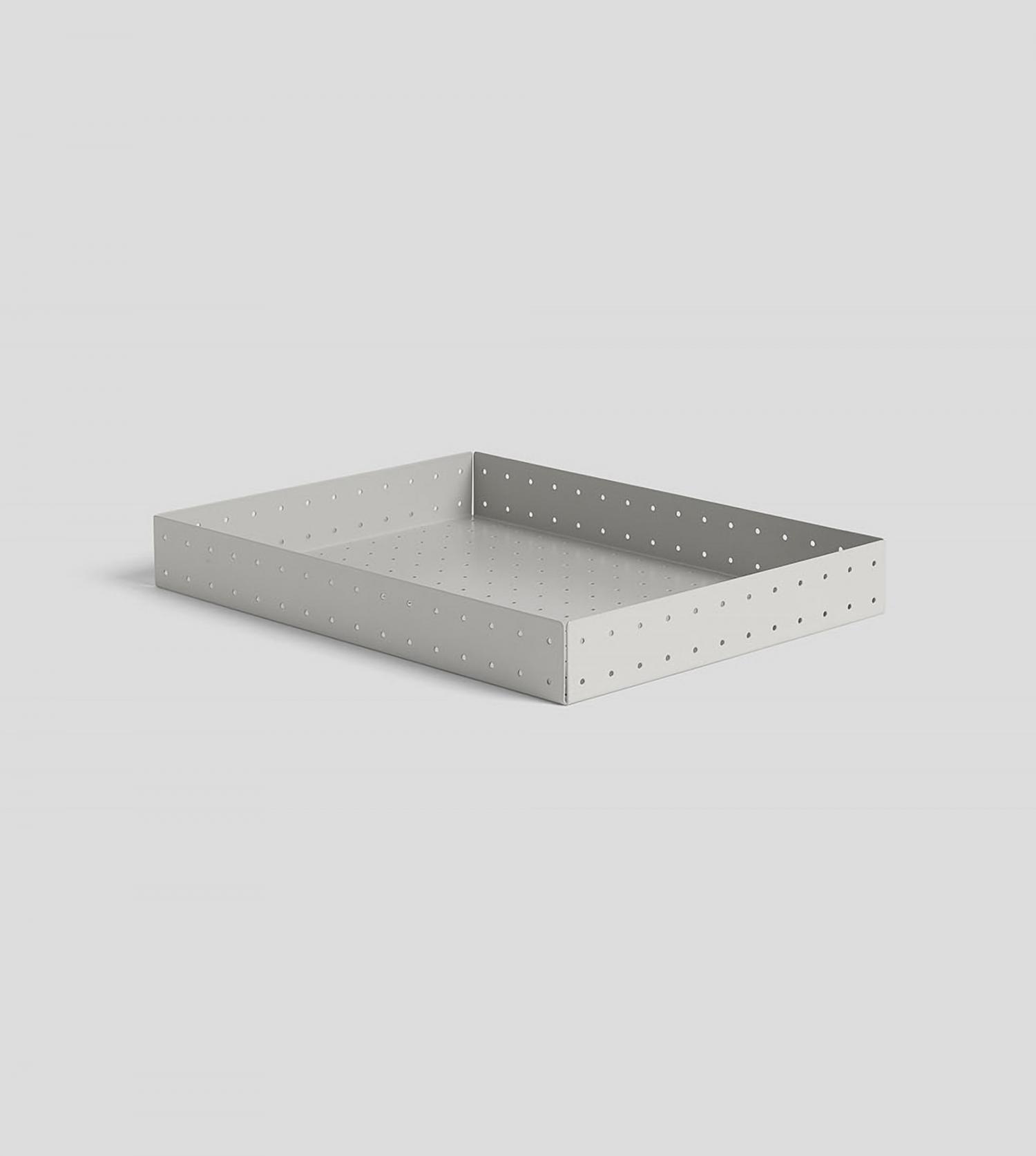 Punched organizer Pen tray