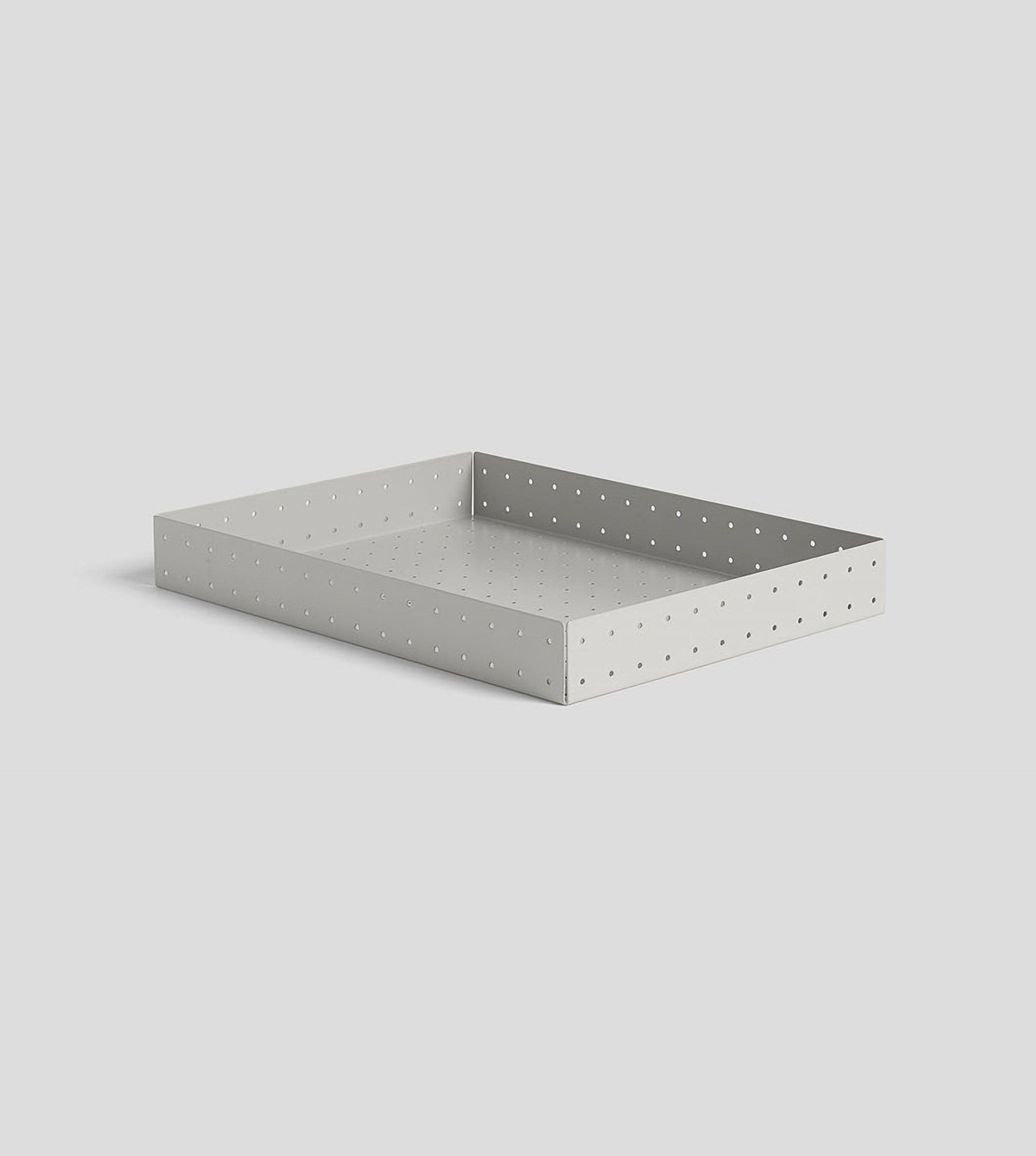 Punched organizer Pen tray