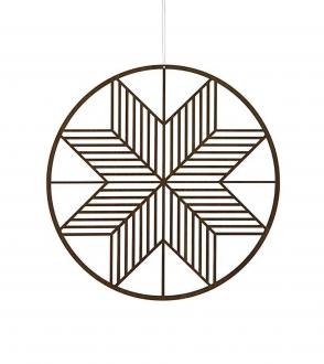 Étoile en bois Wooden Crystal
