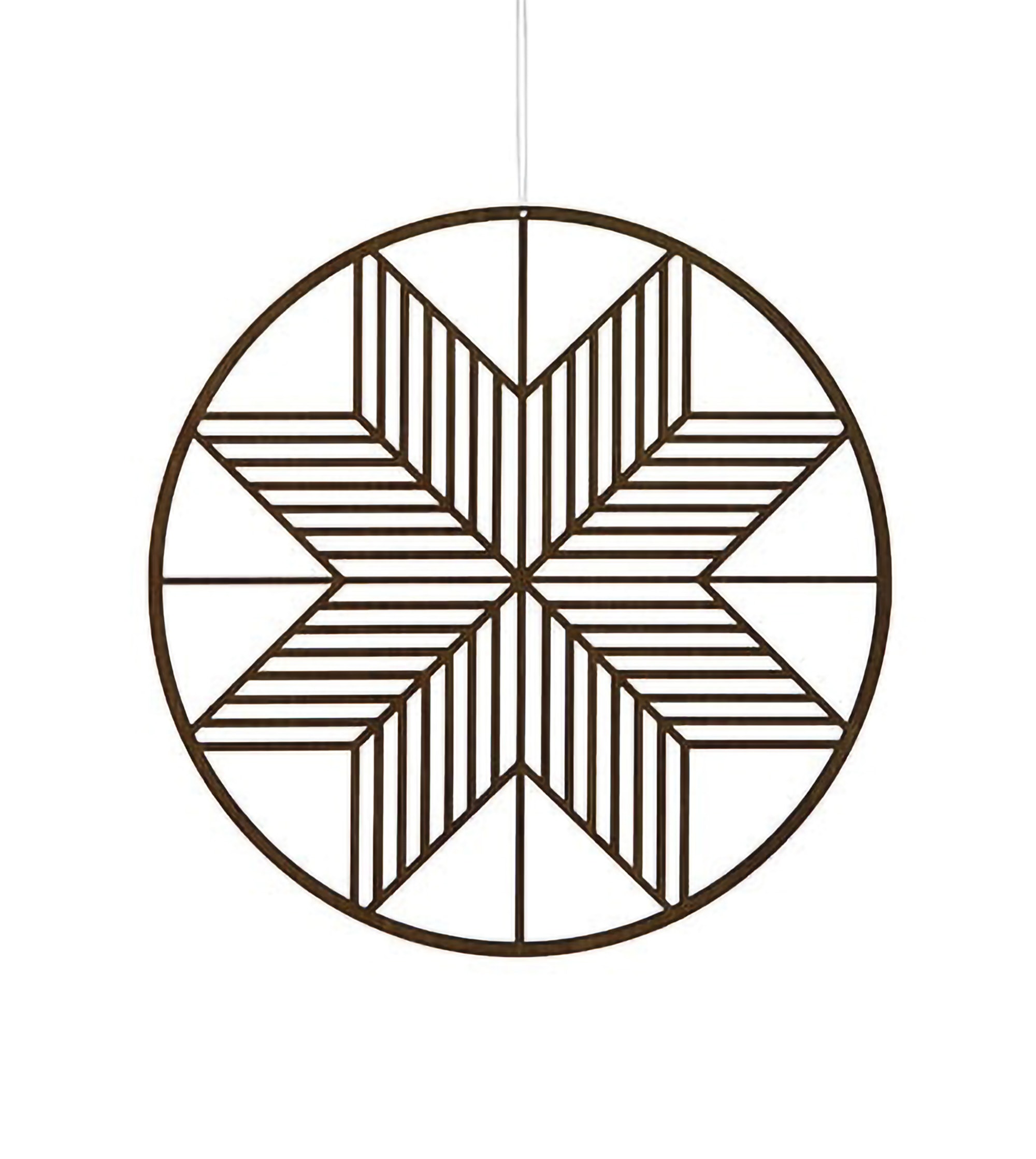 Étoile en bois Wooden Crystal