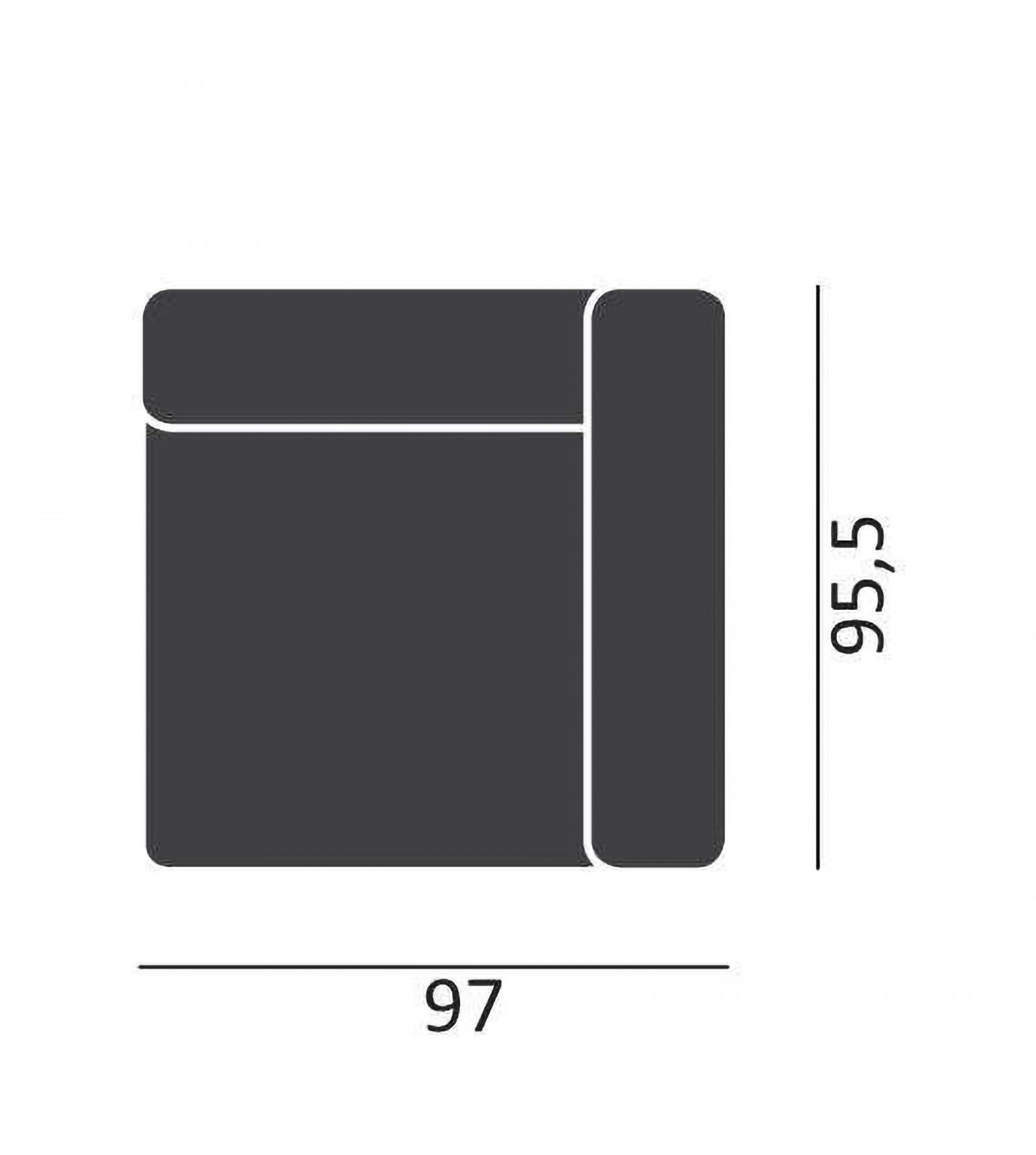 MAGS Narrow Module Right Armrest 1061