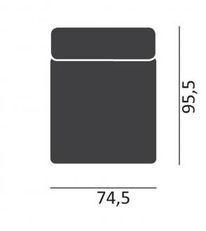 Dimensions Module Mags 1063 Flamiber Petrol Blue J4