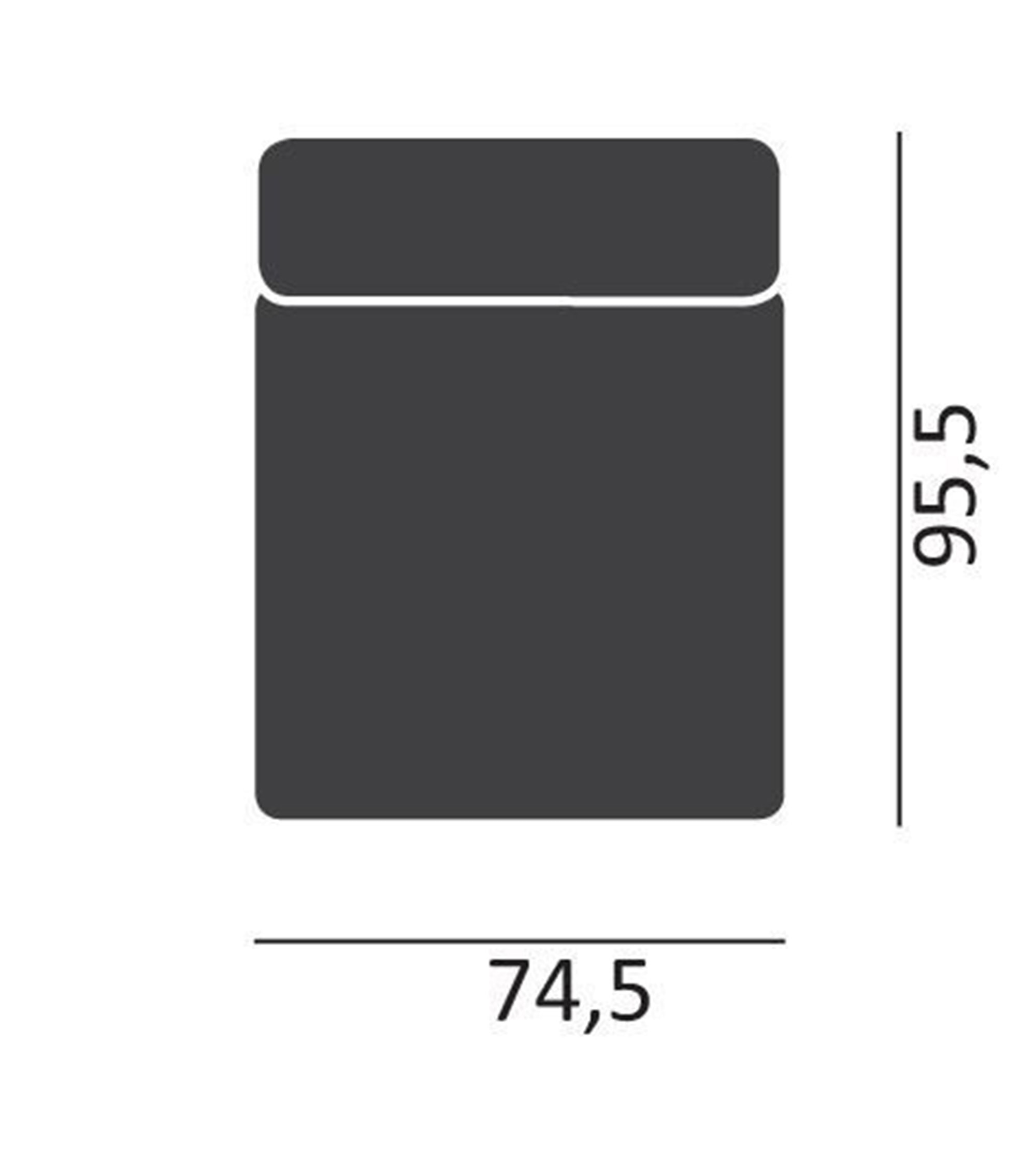 Dimensions Module Mags 1063 Flamiber Petrol Blue J4