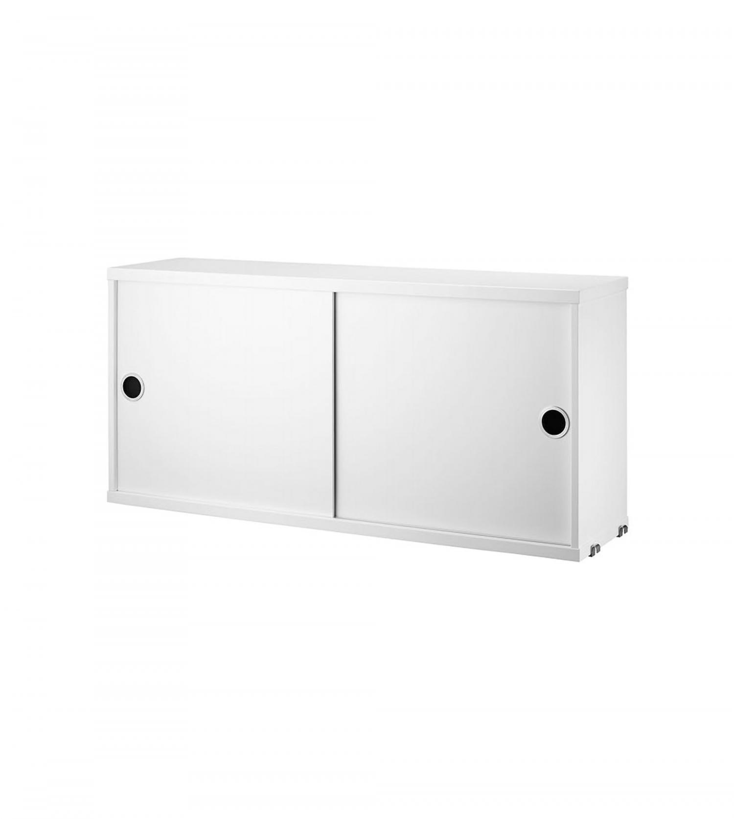 Cabinet 2 portes coulissantes 78x20cm