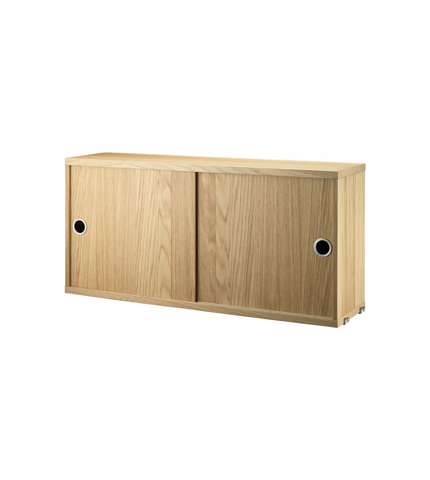 Cabinet 2 portes coulissantes 78x20cm