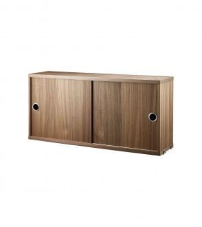Cabinet 2 portes coulissantes 78x20cm
