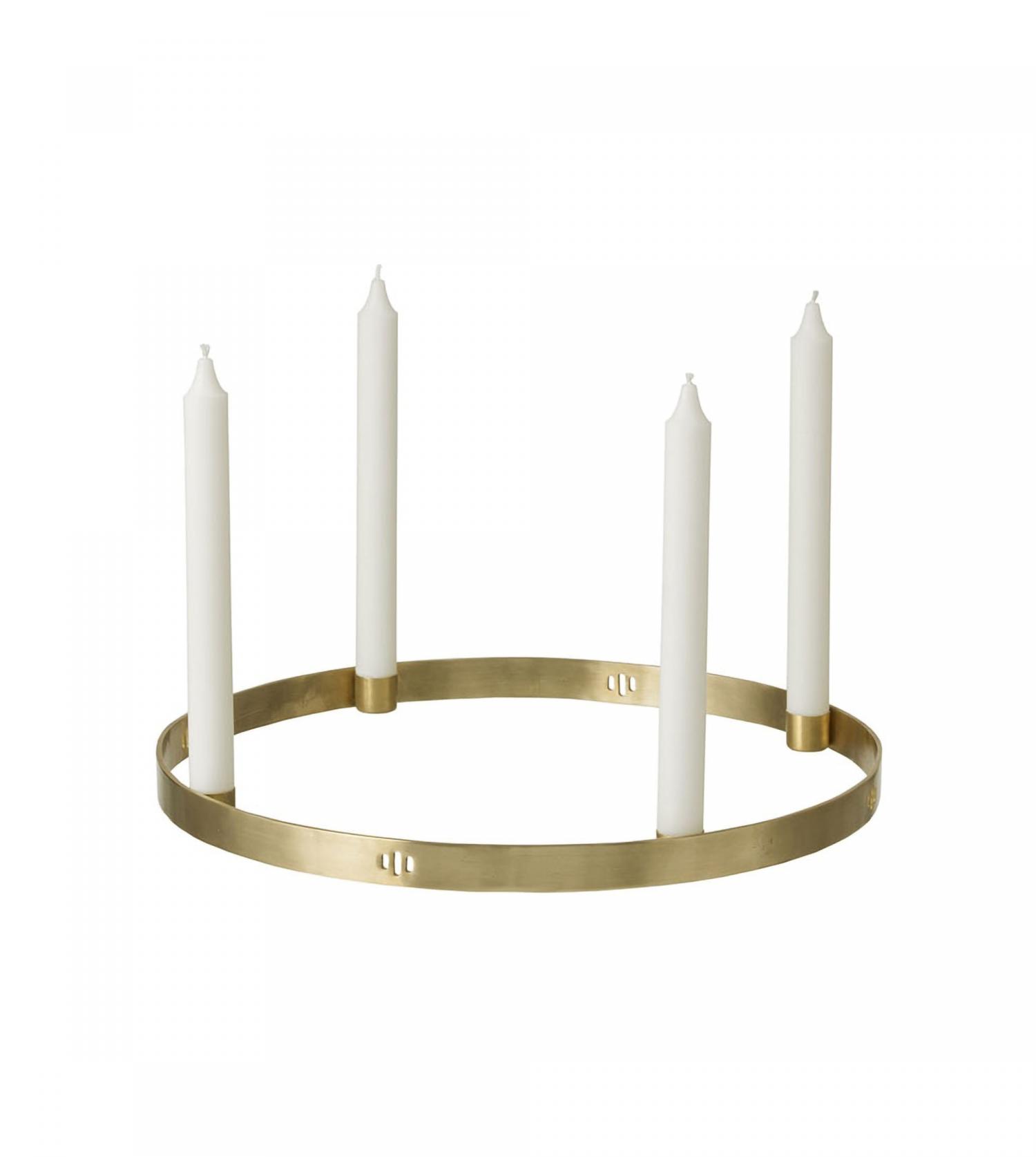 Bougeoir circulaire laiton Candle holder