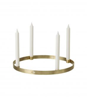 Bougeoir circulaire laiton Candle holder