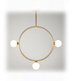 Suspension Circle Pendant - 3 globes