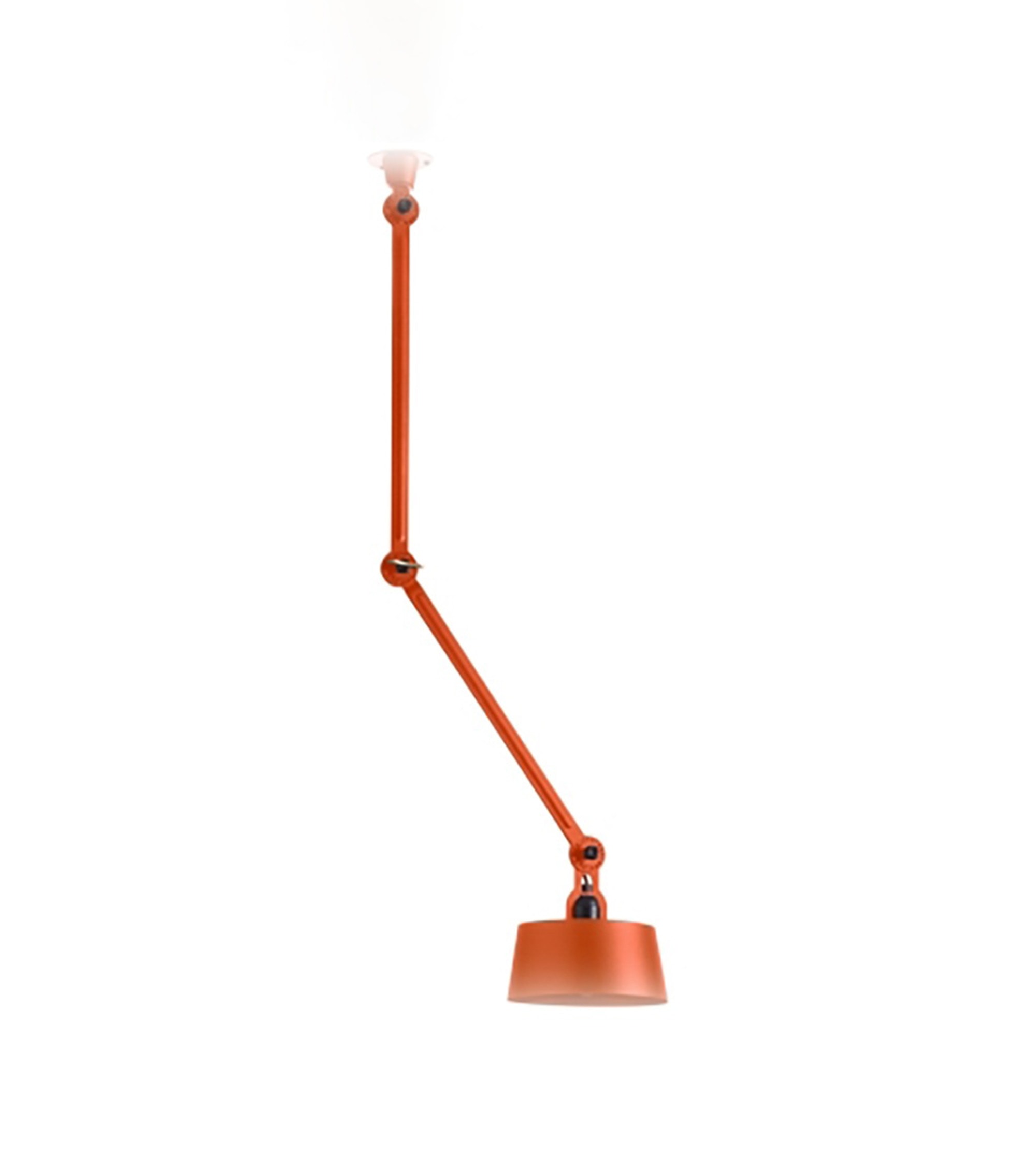 Suspension a 2 bras Bolt Ceiling Lamp Underfit - Orange mat - Tonone