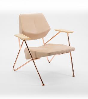 Fauteuil Polygon - accoudoirs frêne