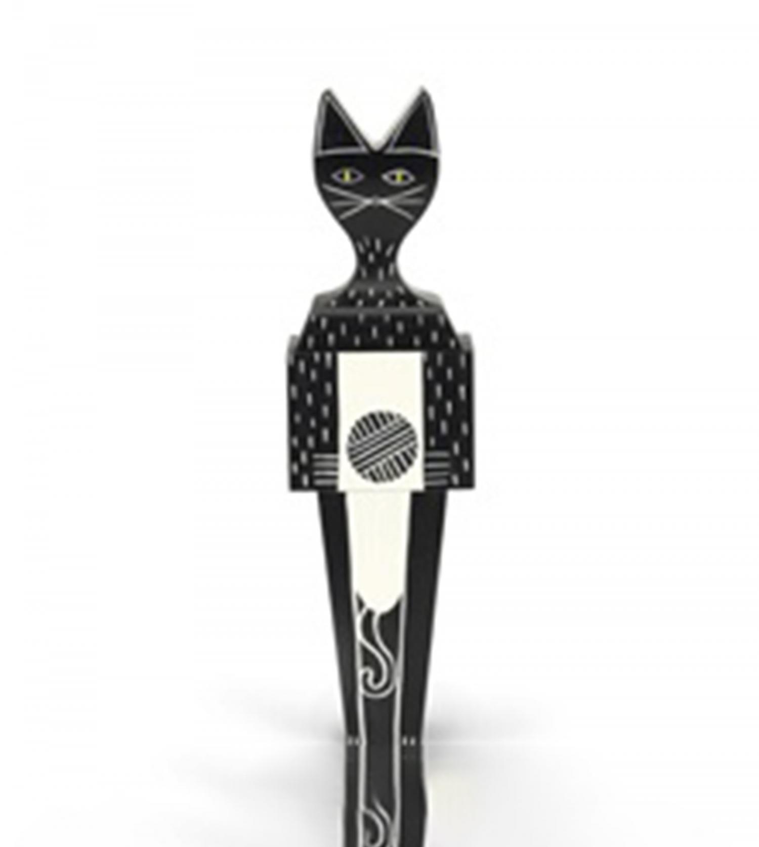 Wooden Doll Cat