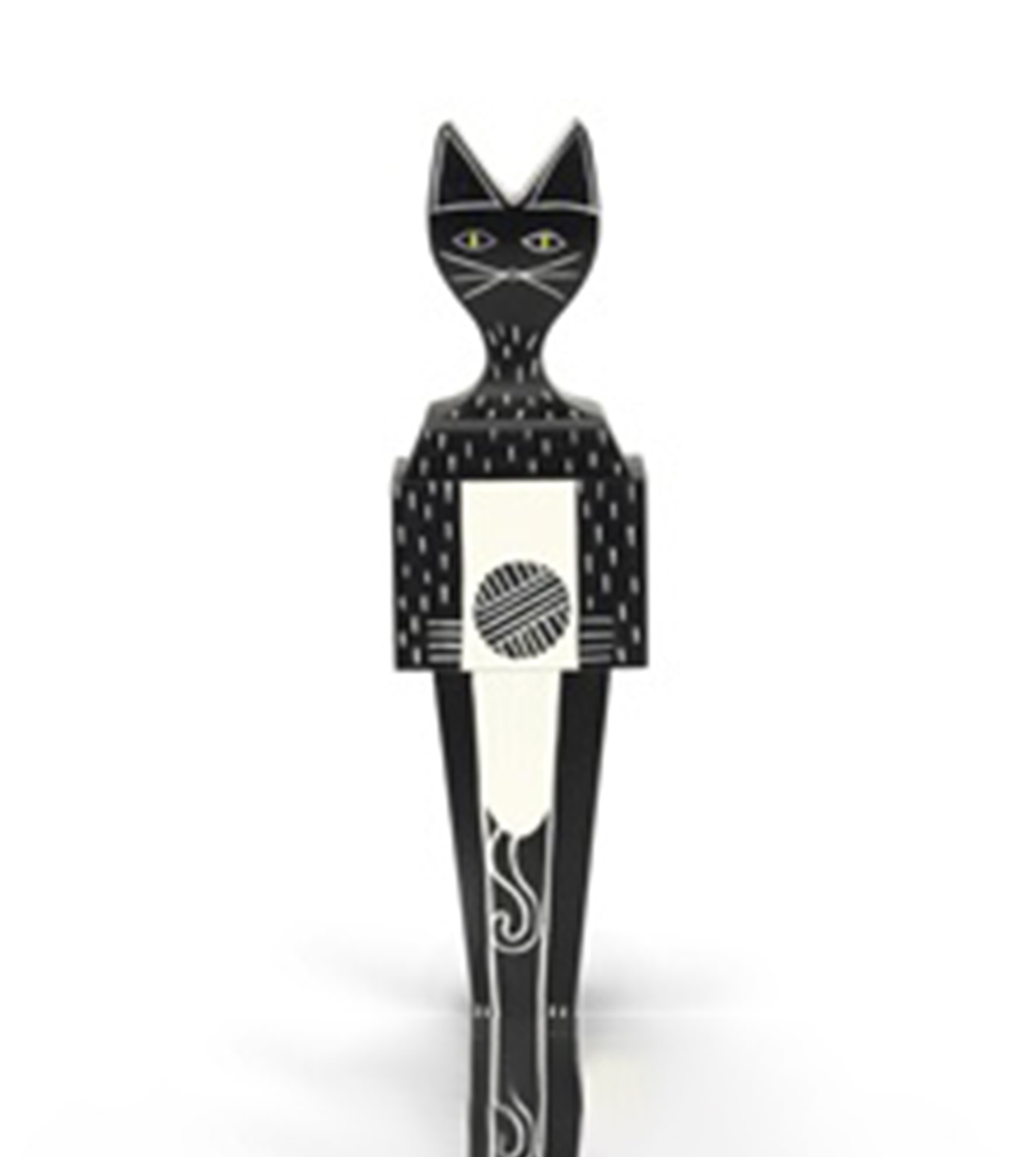 Wooden Doll Cat