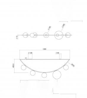 Plafonnier - Girlande 150cm Atelier Areti