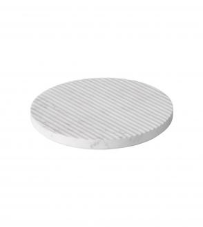 Dessous de plat Groove marble trivet - Diamètre 21,6cm