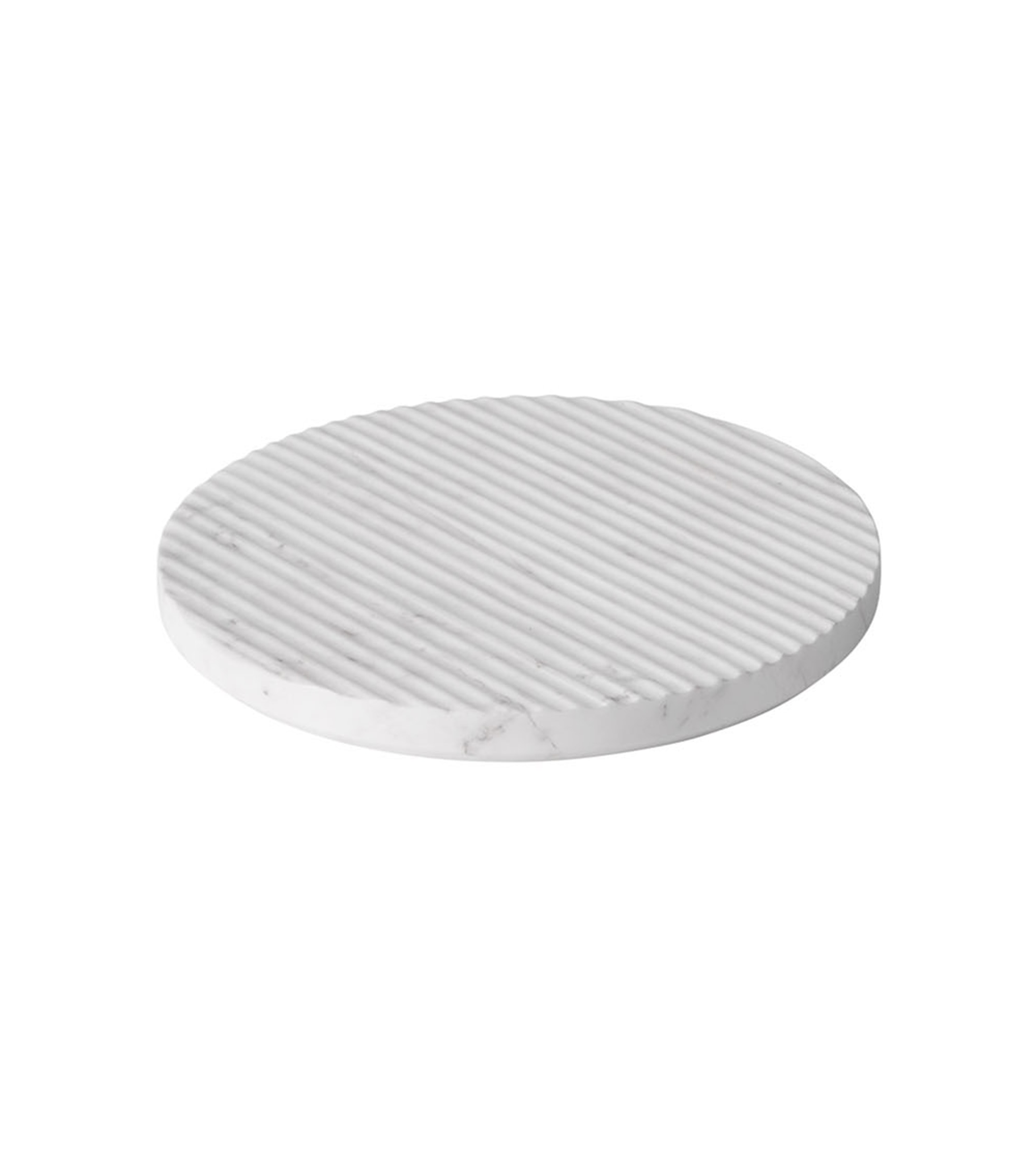 Dessous de plat Groove marble trivet - Diamètre 21,6cm