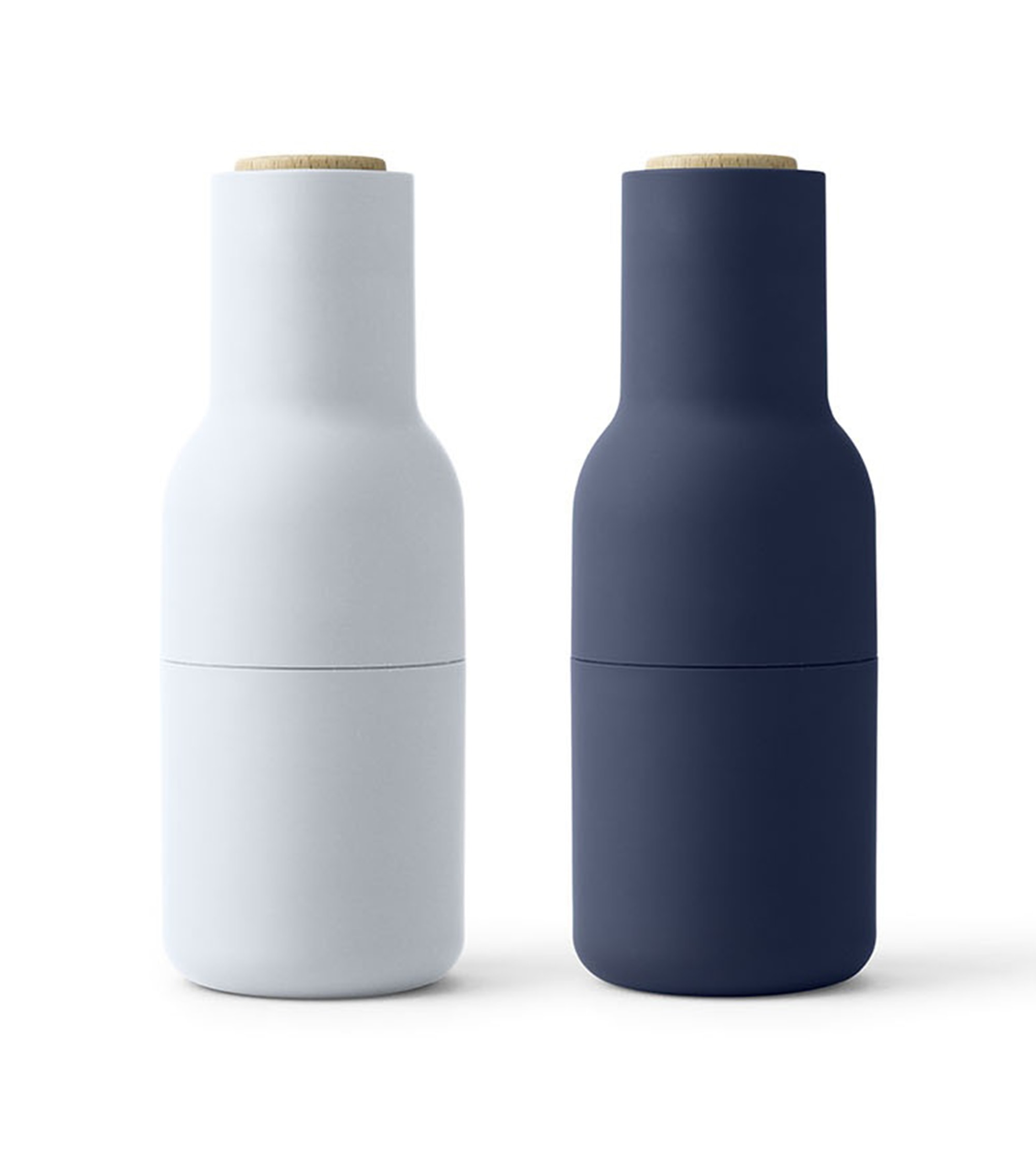 Set de poivrier et salière Bottle grinder - 2 Bleus / Hêtre - AUDO  Copenhagen