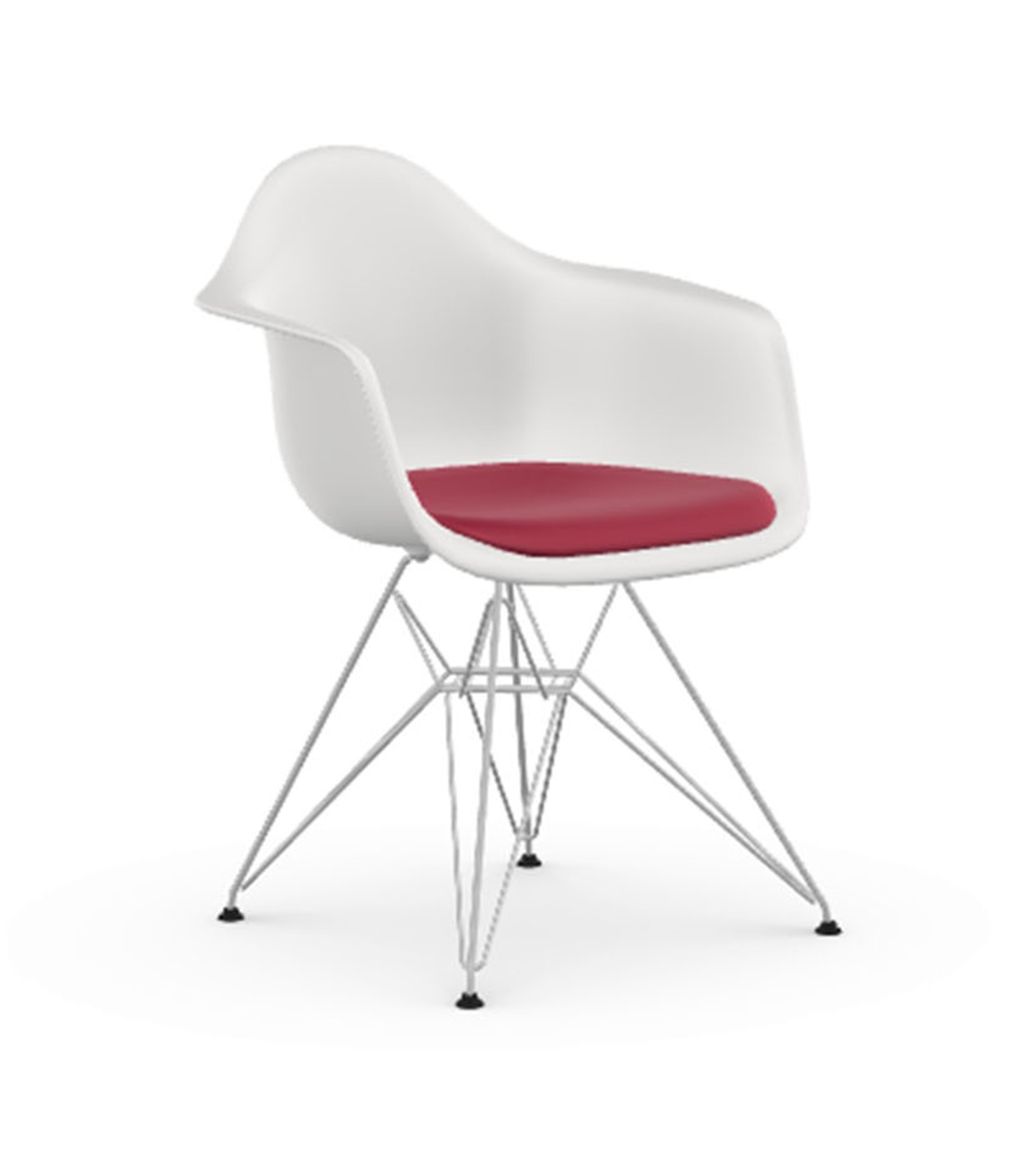 Fauteuil DAR Eames - Assise tapissée