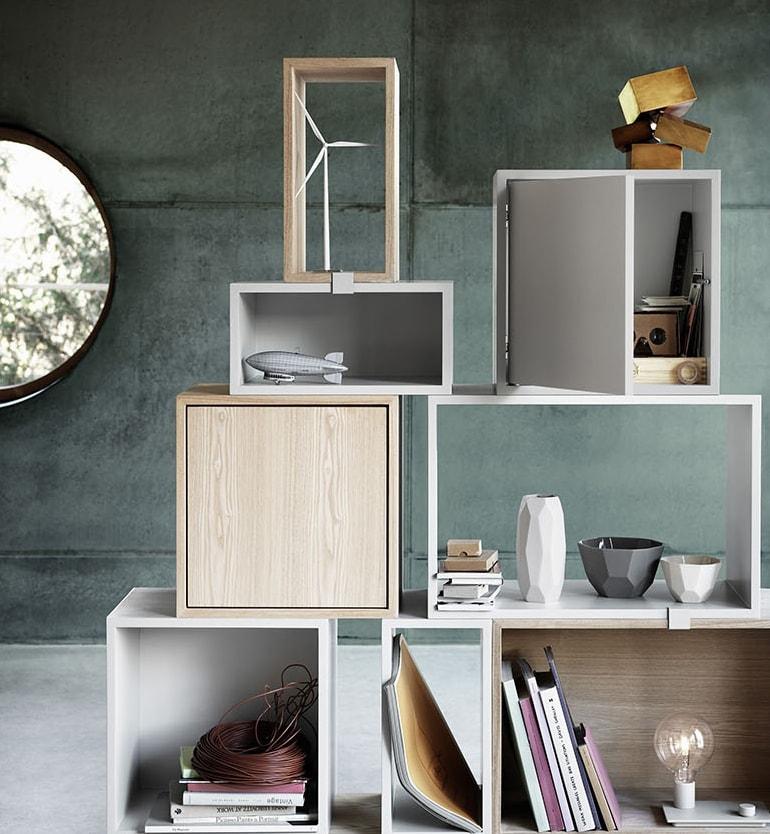 Etagère Caisson Stacked 2.0 Muuto - Medium avec portes