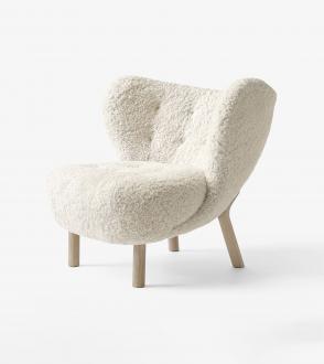 Fauteuil Little Petra Andtradition en laine de mouton VB1