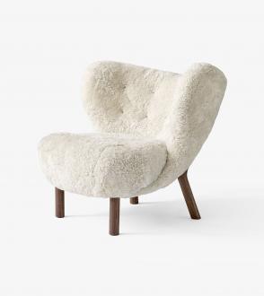 Fauteuil Little Petra Andtradition en laine de mouton VB1