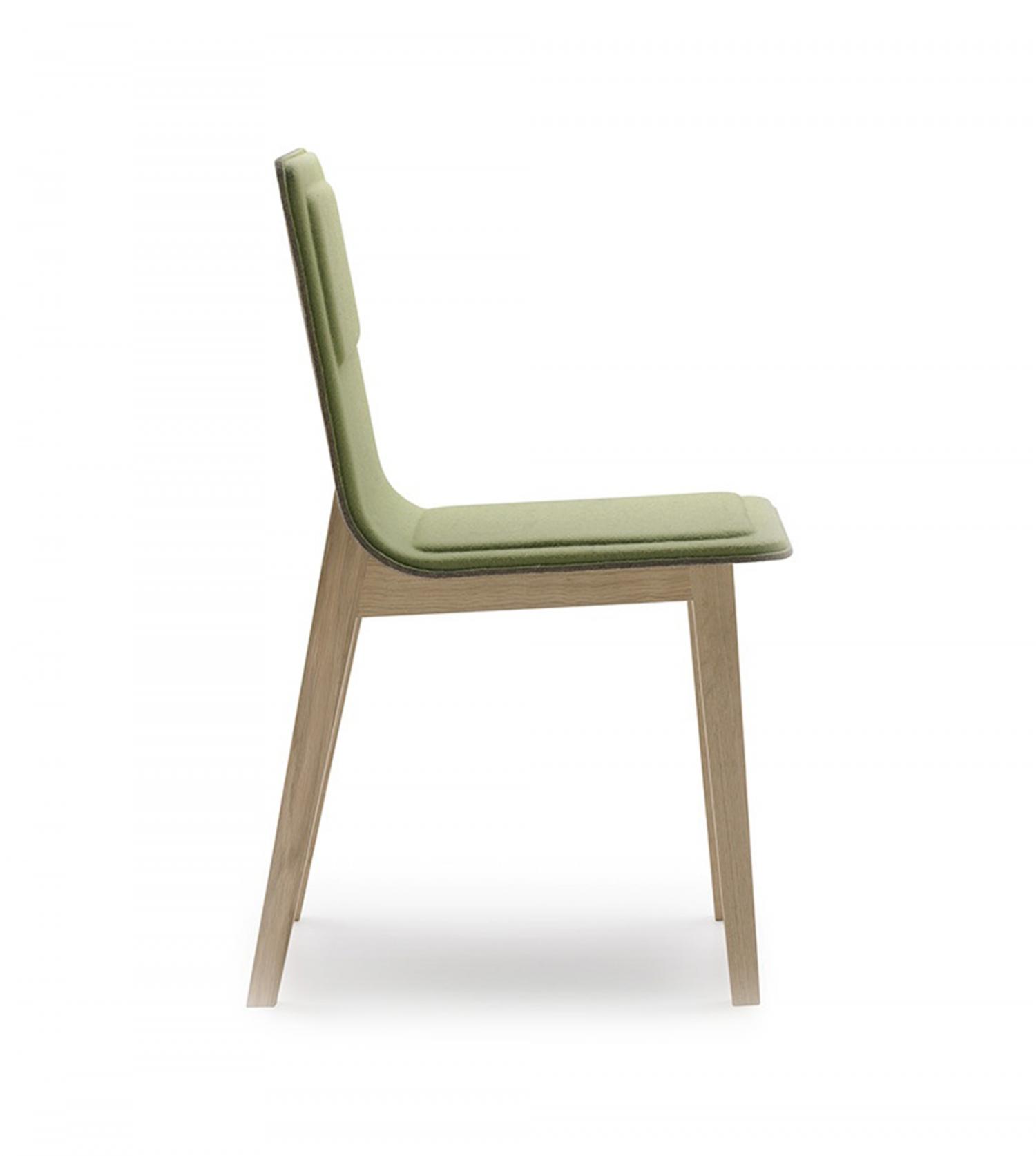 Chaise Laia dossier arrière feutre