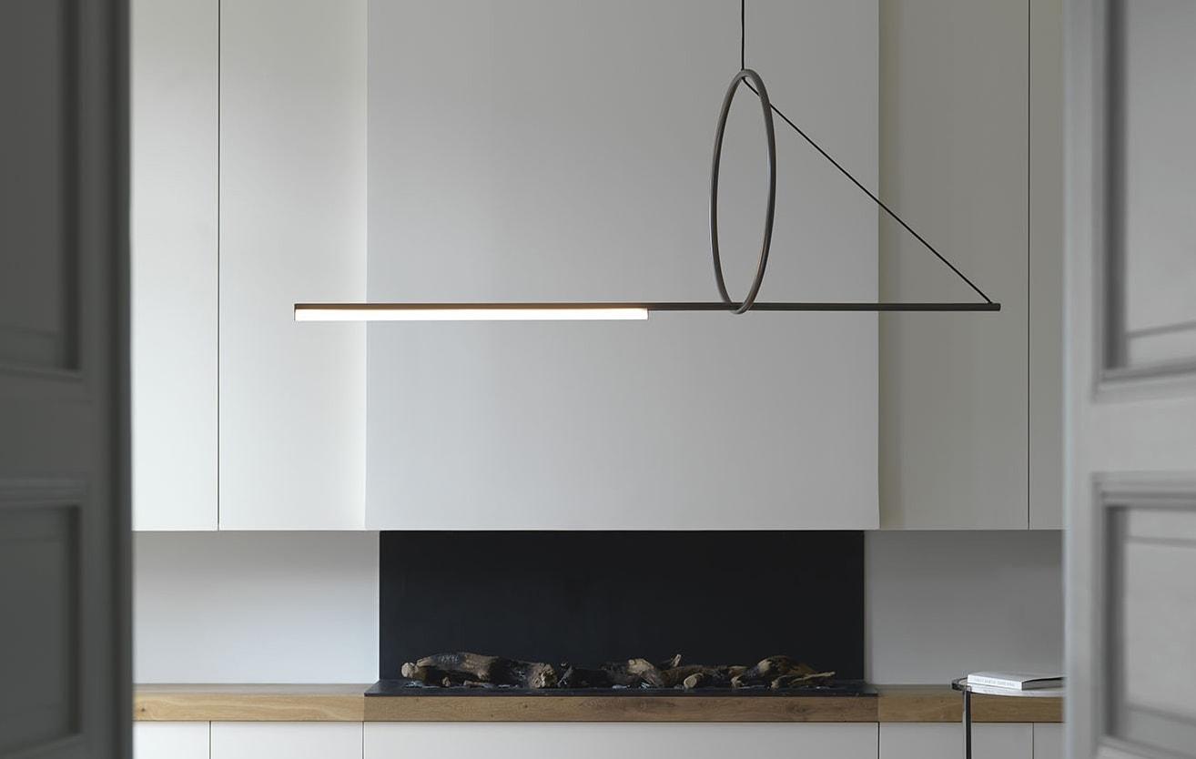 Suspension Cercle et Trait