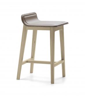 Tabouret  LAIA - bas - h66 - tapissé intégralement