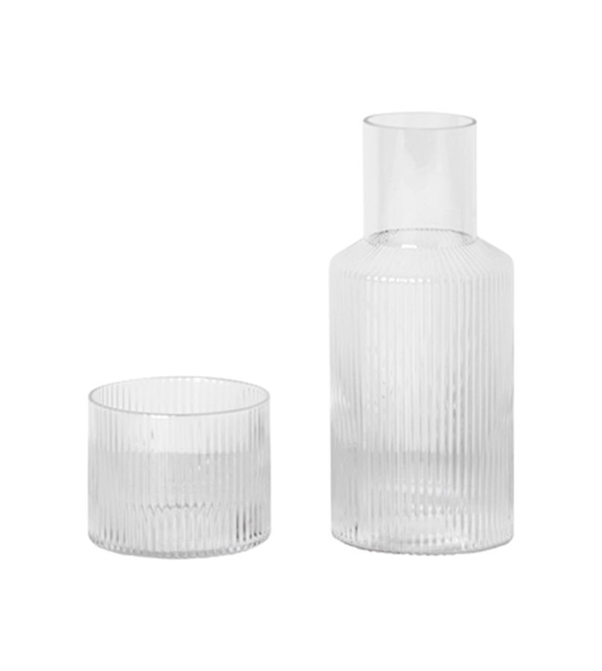 Set carafe et verre Ripple