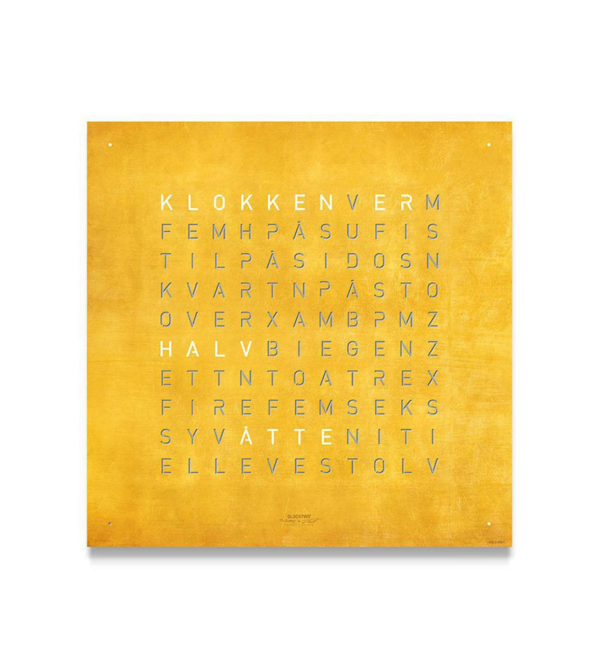 Horloge Qlocktwo - Creator's Edition - 90x90cm