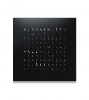 Horloge Qlocktwo Classic Black pepper BLOU