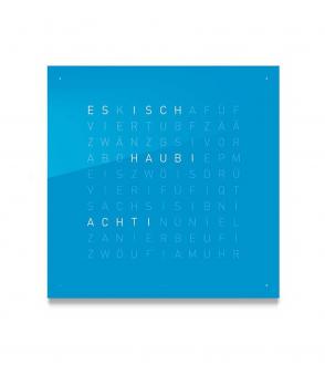 Horloge Qlocktwo Classic Blue Candy BLOU