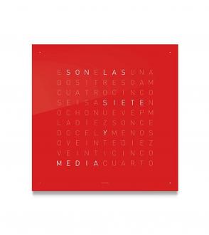 Horloge Qlocktwo Classic Red Cherry BLOU