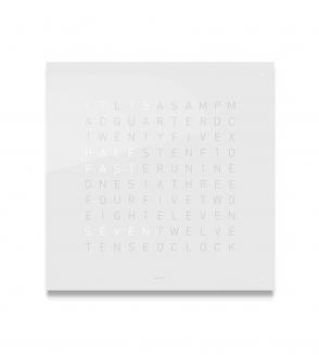 Horloge Qlocktwo Classic Vanilla white BLOU