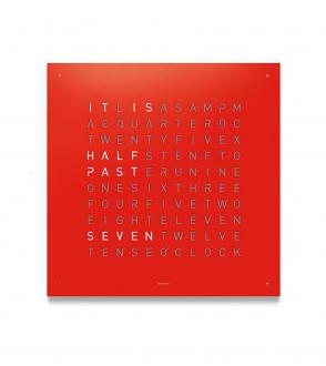 Horloge Qlocktwo Classic Red pepper BLOU