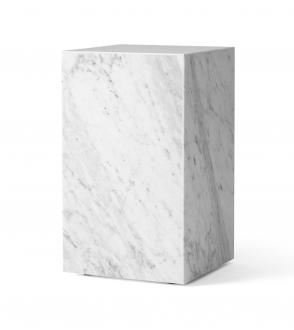 Table d'appoint Plinth haute Menu marbre blanc