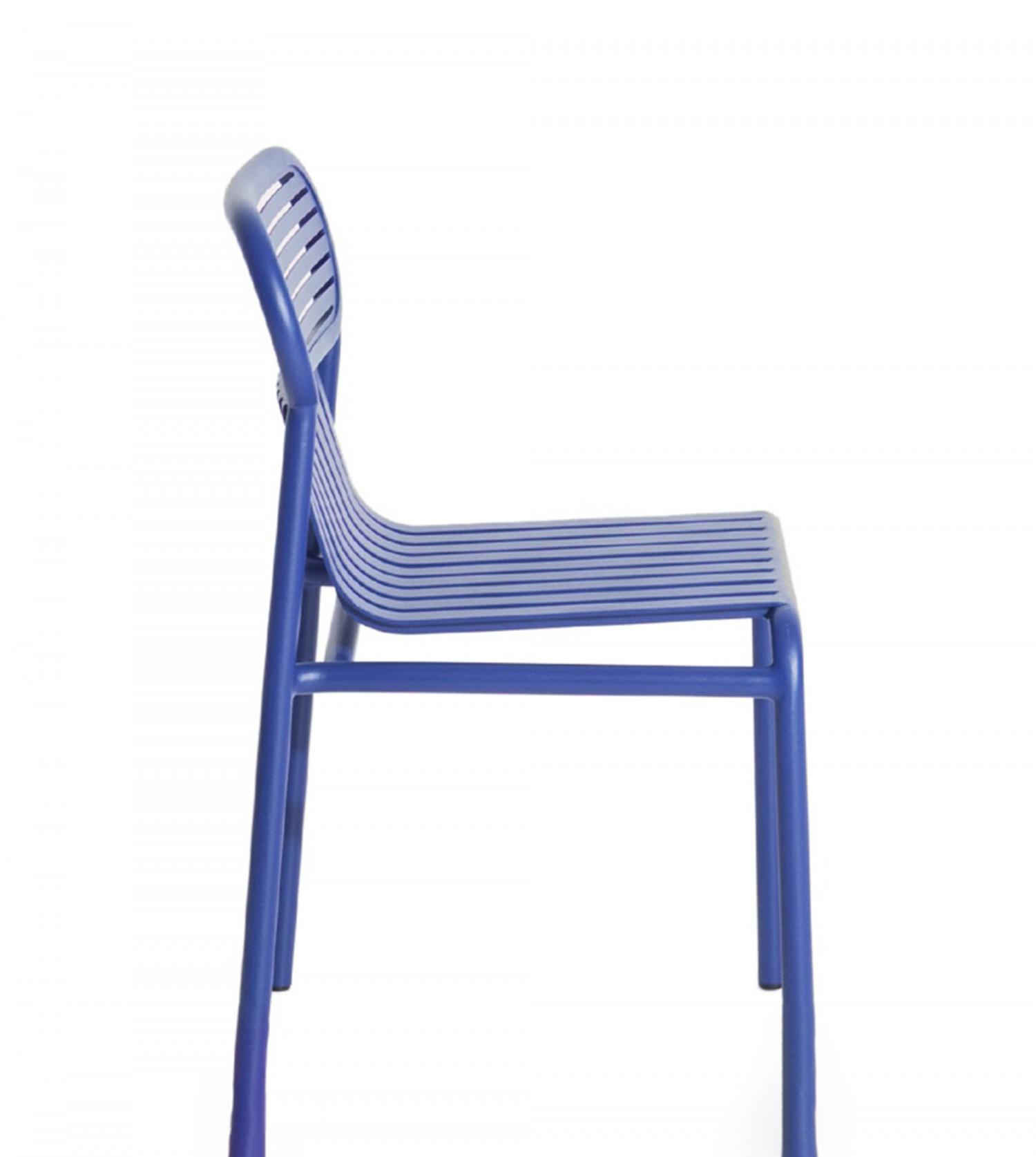 Chaise Week-end_BLOU_Chaise bleu coté