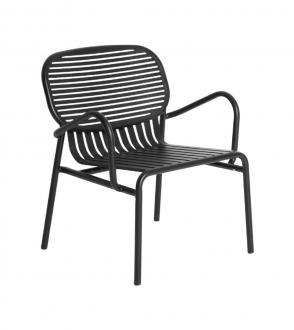 Fauteuil Week-End_BLOU_Noir 3/4