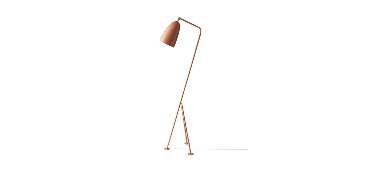 Lampadaire Gräshoppa Vintage Red Gubi